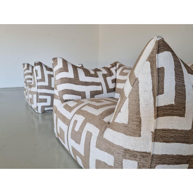 Set of Le Bambole Lounge Chairs by Mario Bellini for C&b Italia, 1970s For Sale - Image 9 of 12