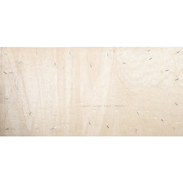 African African Extended Family Compound, Dayo Niran Ink and Paint on Plywood, Signed L.r. For Sale - Image 3 of 4