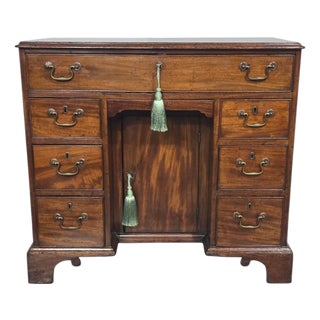 Antique Georgian Mahogany Desk, 1750 For Sale