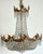 Brass Lead and Crystal Chandelier from Palwa, 1970s For Sale - Image 4 of 15