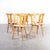 Industrial Handmade Blonde Dining Chairs, Alsace, France, 1950s, Set of 6 For Sale - Image 11 of 11