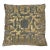 Contemporary Gold Foil Embroidered Velvet Pillow For Sale