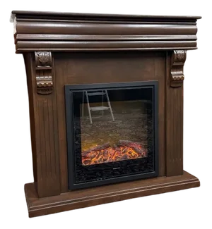 English Decorative Fireplace in Wood