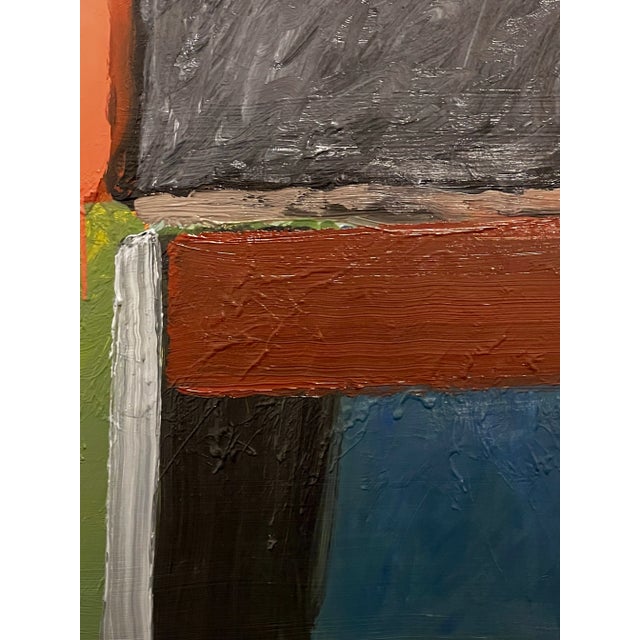 Abstract expressionism painting by Stan Edwards. Beautiful balance of colors.