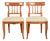 Kindel Furniture Regency Solid Cherry Wood Klismos Side Chairs or Dining Chairs, Pair For Sale