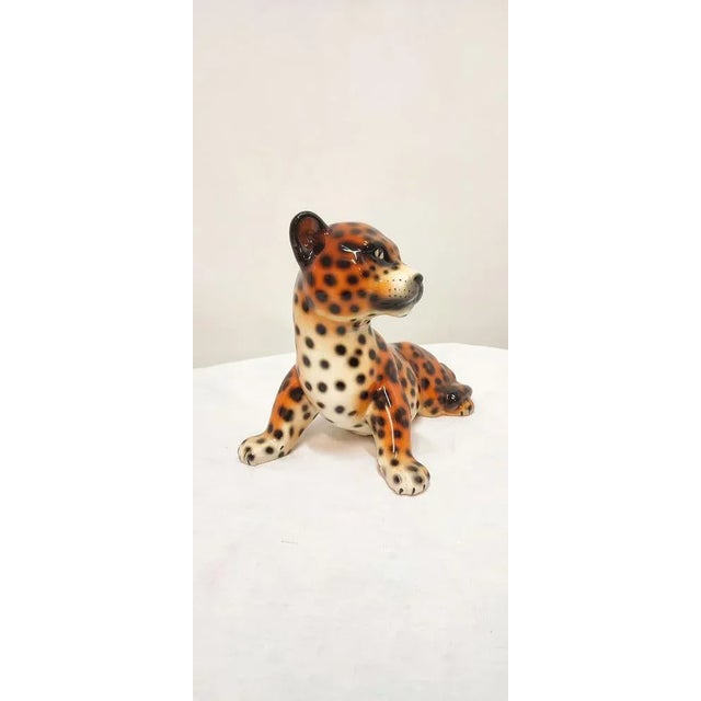Ceramic Tiger, Spain, 1980s, in Very Good conditions. Designed 1980 to 1989 This piece has an attribution mark, I am sure...