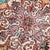 Elegant vintage Tabriz-style area rug featuring a rich deep green field centered by an ornate floral medallion. The...