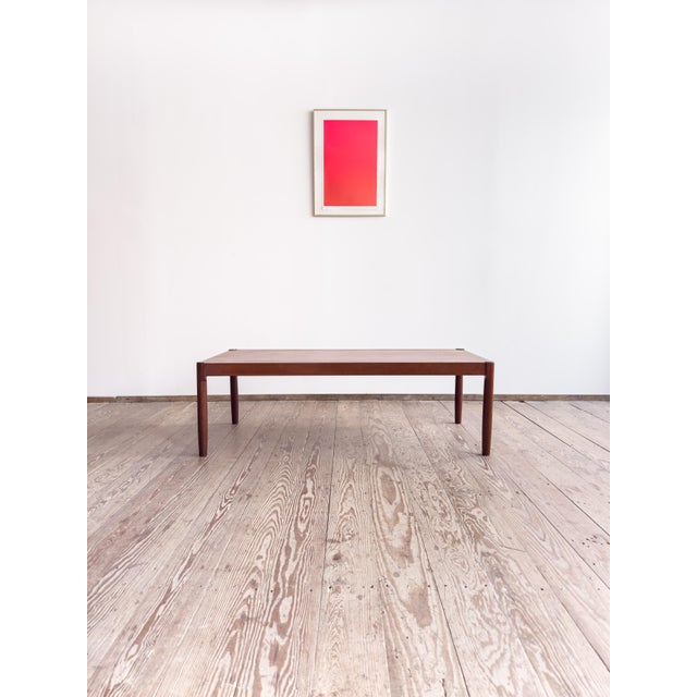 Mid-Century Modern Danish Teak Coffee Table, 1950s For Sale - Image 4 of 13