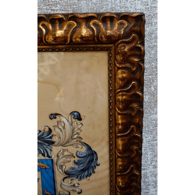 Edwardian Brighton Sussex Coat of Arms, 1900s For Sale - Image 4 of 6