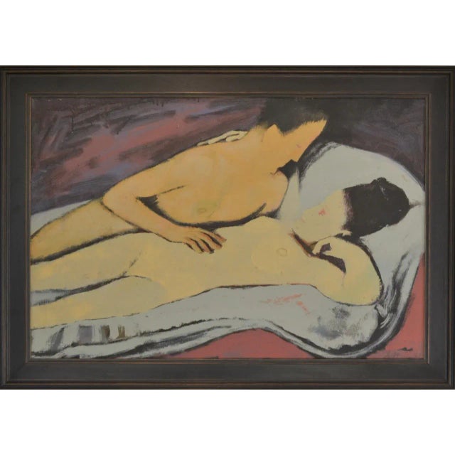 Ernst Neuschul "Erste Beruhrung" First Stirrings 1963 For Sale - Image 6 of 6