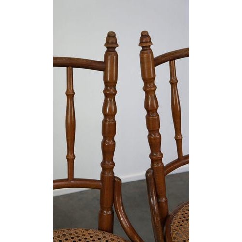 Vintage Bistro Chairs from Thonet, Set of 4 For Sale - Image 11 of 17