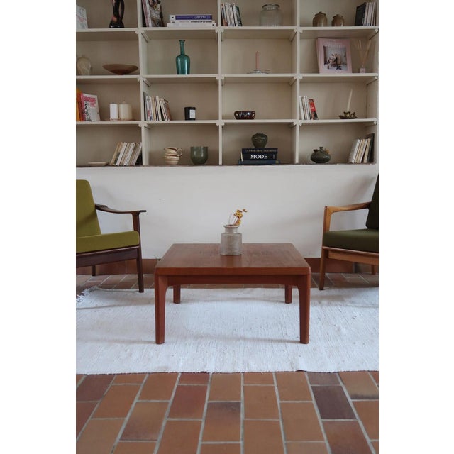 Teak Coffee Table by Henning Kjærnulf for Vejle Møbelfabrik, Denmark, 1960s For Sale - Image 9 of 10