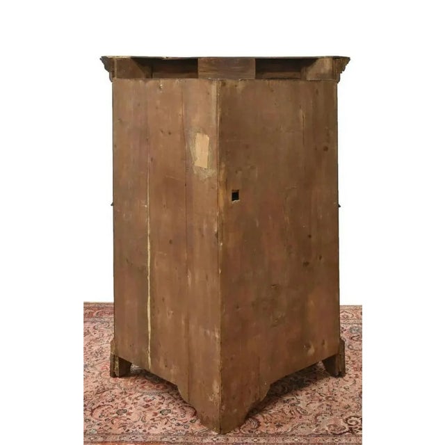 Early 20th Century Italian Baroque Marquetry Inlaid Corner Cabinet For Sale - Image 4 of 5