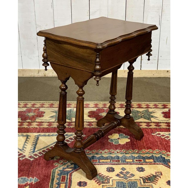 19th Century Walnut Dressing Table For Sale - Image 14 of 18