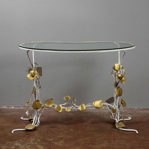 1990s Wrought Iron Coffee Table with Glass Top, Italy, 1990s For Sale - Image 5 of 10