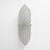 Elegant pair of wall sconces featuring large diffusers in clear Murano glass, handcrafted with a refined relief surface...