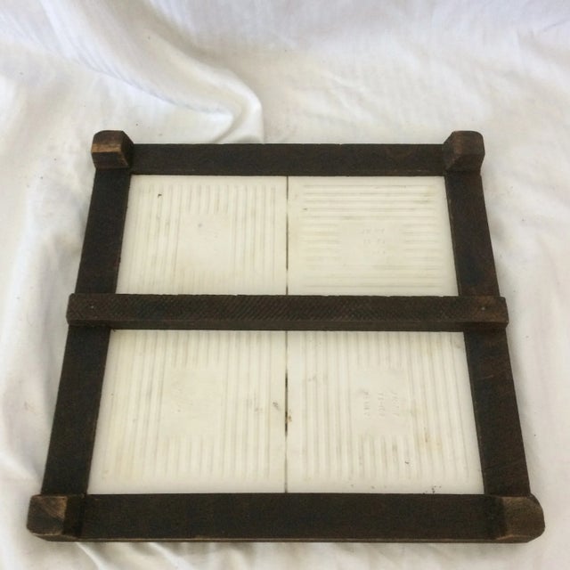 1970's Arts and Crafts Brown Mexican Tile Trivets - 2 For Sale In Sacramento - Image 6 of 13