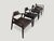 Andrianna Shamaris Midcentury Couture Chairs - Set of 4 For Sale - Image 17 of 18