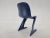 Mid-Century Blue Kangaroo Chair attributed to Ernst Moeckl, Germany, 1968 For Sale - Image 6 of 10