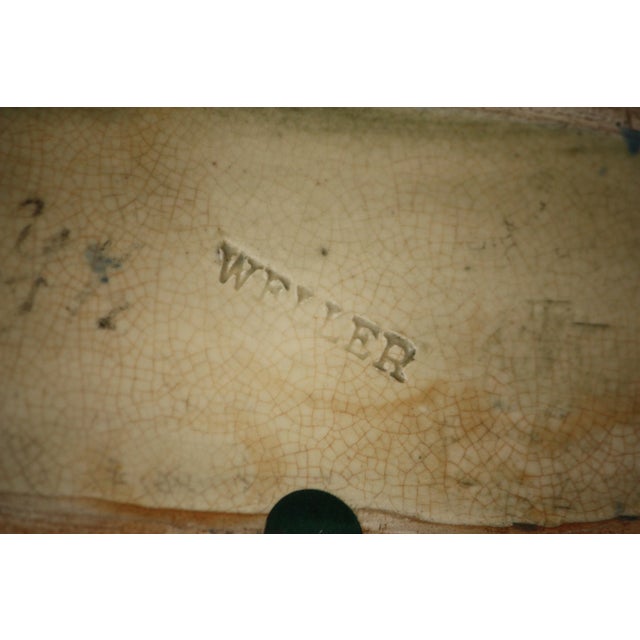 Blue Weller Pottery Planter For Sale - Image 8 of 9