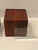 Mid Century Modern Pair of Walnut Cube End Tables For Sale - Image 12 of 12