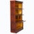 Wood Antique Arts & Crafts Mahogany Barrister Bookcase with Raised Panels, Circa 1910 For Sale - Image 7 of 12
