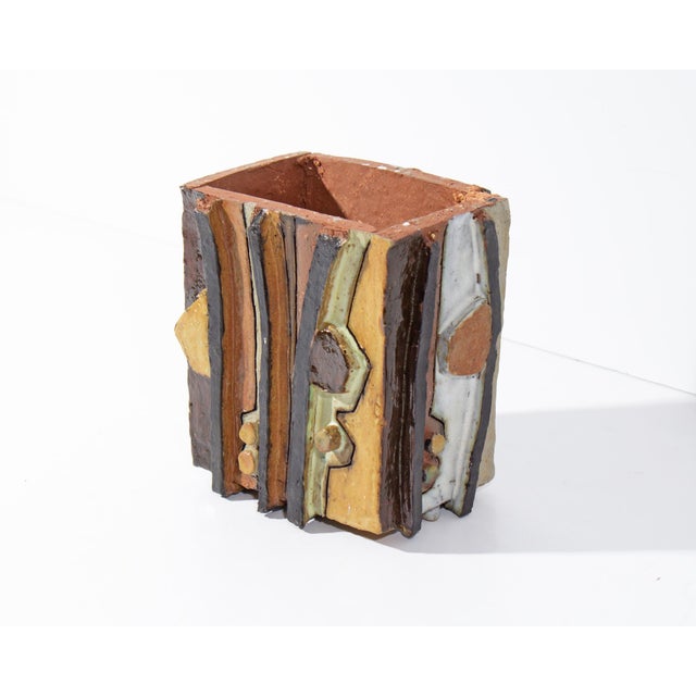 Mid-Century Modern 1967 Studio Pottery Vase by Mary Ann Wurst For Sale - Image 3 of 6