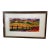 Susan R. Wilson Original Oilstick Landscape of Midwestern Farmland, Signed & Professionally Framed For Sale