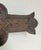 Brown Huge Antique Industrial Outdoor Cast Iron Religious Catholic Crucifix Cross For Sale - Image 8 of 15