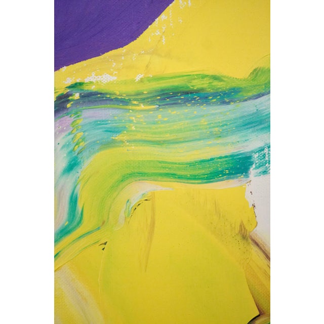 Paint "Oil Painting 15" Large Abstract Oil Painting by Simon Findlay For Sale - Image 7 of 9