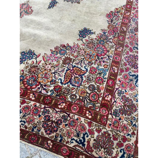 Large Kirman Rug, 1890s For Sale - Image 11 of 17