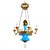 Turquoise and Gilt Chandelier from Lucca, 19th Century For Sale - Image 11 of 11