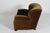 Large Art Deco Roll Arm Lounge Chair in Olive Green Velvet, Denmark, 1940s For Sale - Image 11 of 16