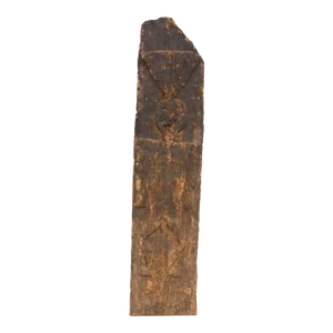 Ancient Carved Panel From Nagaland