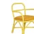 Ginny Rattan Indoor/Outdoor Dining Chair, Yellow For Sale - Image 4 of 7