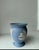 Josiah Wedgwood Vintage Wedgwood Pale Blue Jasperware Posey Pot Vase For Sale - Image 4 of 9