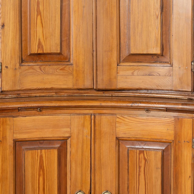 19th Century Early 19th Century Swedish Pine Corner Cabinet For Sale - Image 5 of 8