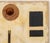 Roni Nicholson (American, XX), "A Life #1", Mixed Media on Linen with Assemblage Elements, 1998, signed, titled, and dated...