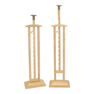 Pair of Large Oversize Adjustable Candle Holders Sticks