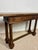 Spanish Walnut Console Table with Barley Twist Legs, 1940s For Sale - Image 4 of 16