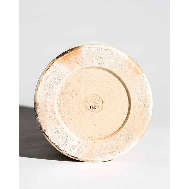 Salt-Fired Chamotte Porcelain Vase by Martin Schlotz, Germany, 2005 For Sale - Image 9 of 10