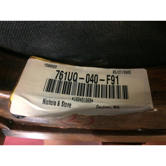 Wood Vintage Arm Chairs, Nichols & Stone Furniture, the Pair For Sale - Image 7 of 11