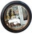 Rose Tarlow Rose Tarlow Melrose House Regency Black & Gold Round Portal Mirror - 1 of 2 For Sale - Image 4 of 4
