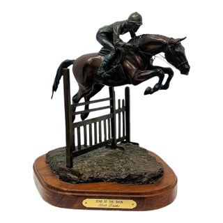 Signed Bob Parks Bronze Sculpture, "Star of the Show", 2/25 For Sale