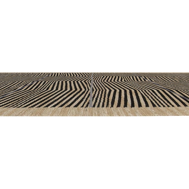Early 21st Century Modern Flat-Weave Wool Runner by Doris Leslie Blau For Sale - Image 5 of 5