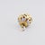 Antique Victorian / Aesthetic Enamel & Gold Plated Bracelet Charm or Fob For Sale - Image 10 of 11