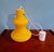 Vintage Yellow Opaline Glass Pendant Light, Italy, 1960s For Sale - Image 13 of 14