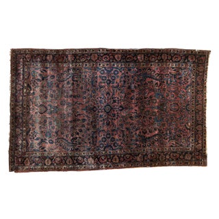 Antique American Sarouk Rug - 4'3" x 6'9" For Sale