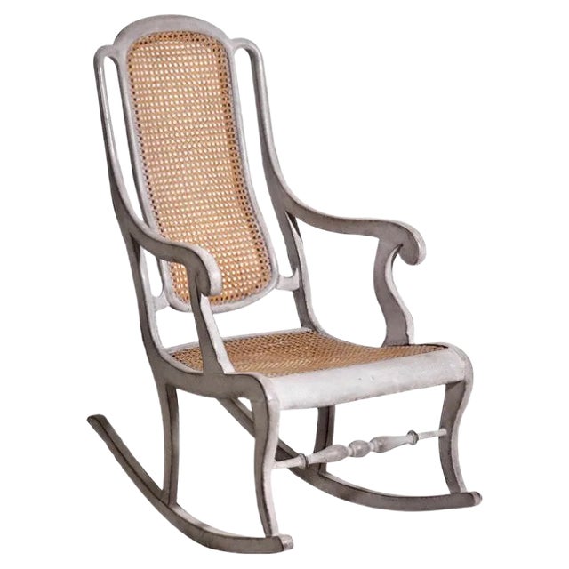 Scandinavian Rocking Chair, 19th Century For Sale