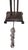 Pair Arts & Crafts Style Metal & Glass Table Lamps. u.s.a. Late 20th Century. For Sale - Image 4 of 11